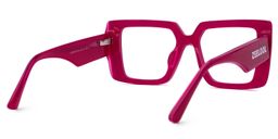 Parris Rectangle Red Glasses3