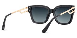 Lidia Gray Leopard Square Sunglasses4
