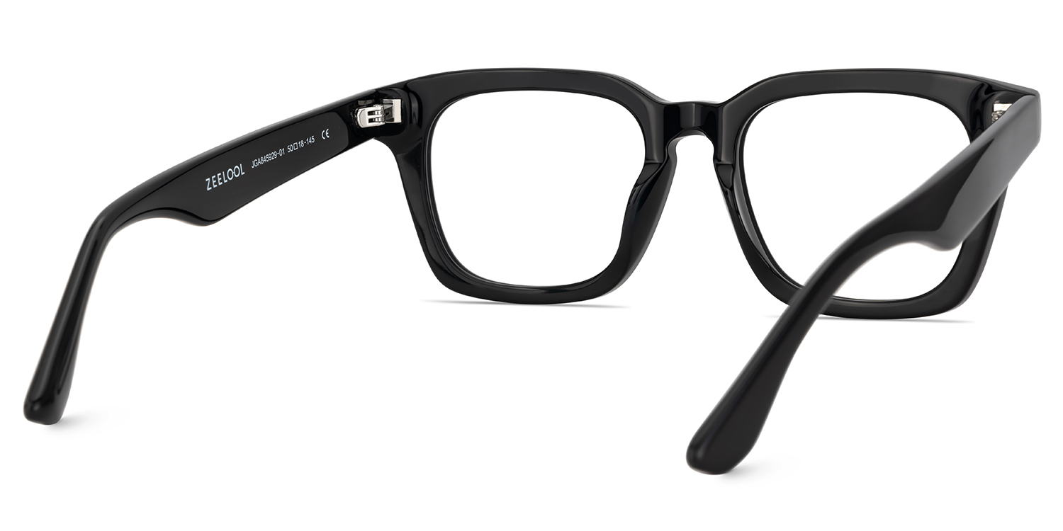 Marleni Square Black Glasses5