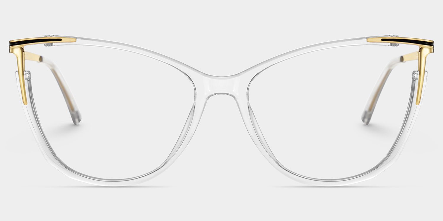 Cat eye Yomary Clear Frame Glasses | ZEELOOL UK0