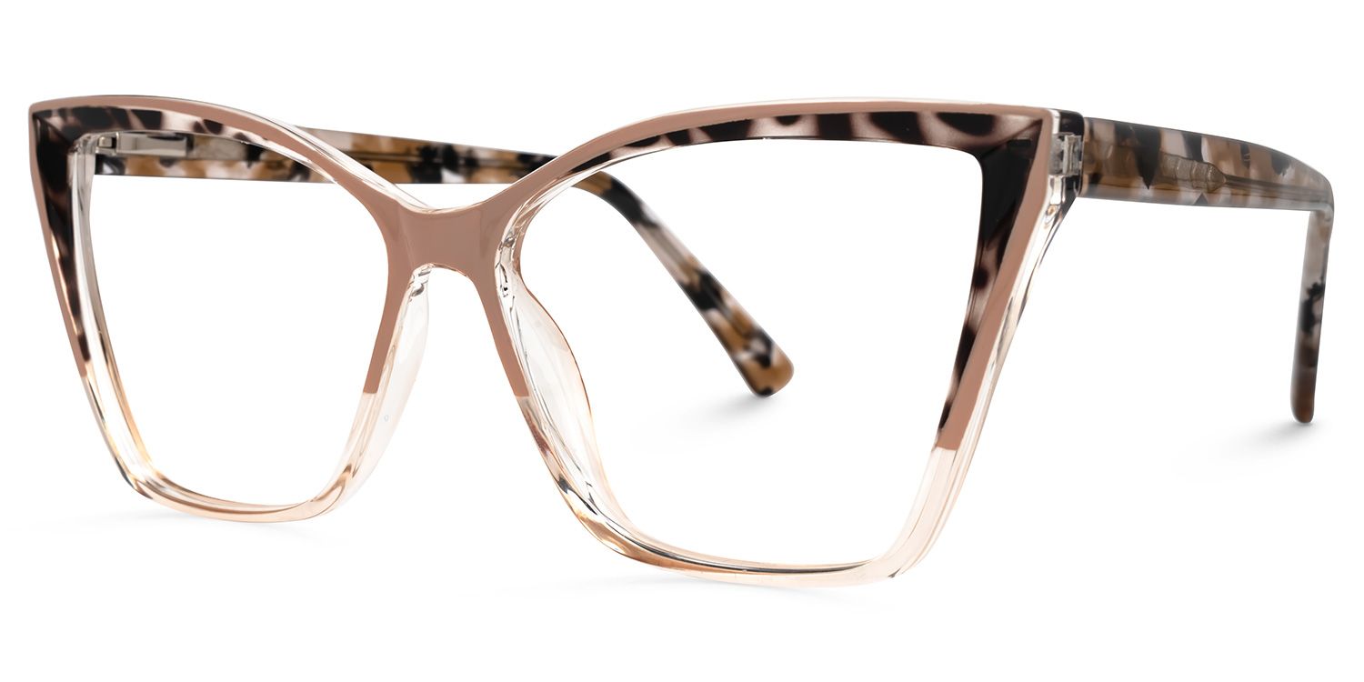 Cateye Adalis Beige Glasses deals -Zeelool Glasses1