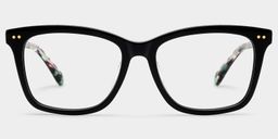 Layla Black Square Glasses1