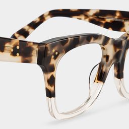 Tandy Rectangle Light-Tortoise Glasses4