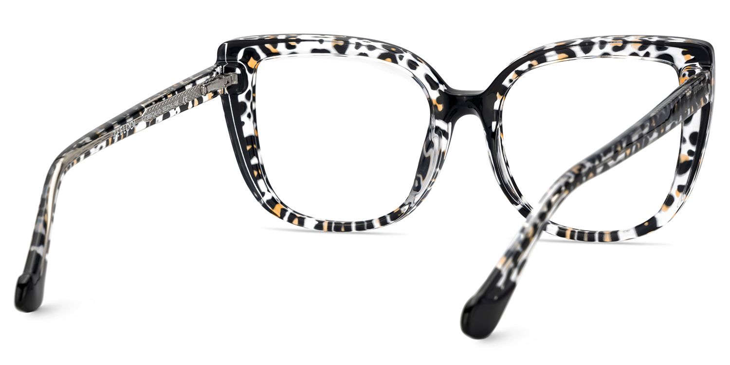 Large Tortoise Shell Eyeglasses Frames With Cat Eye Shape4