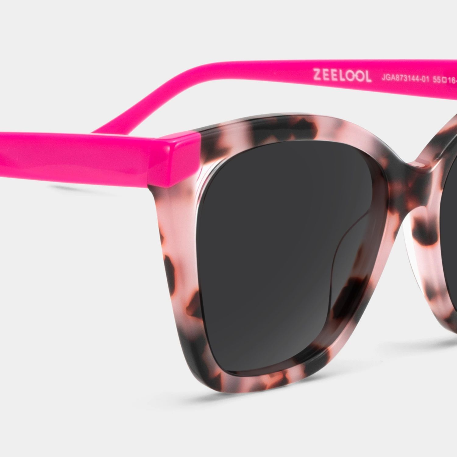 Kira Pink Tortoise Frame Sunglasses with Butterfly Style | ZEELOOL UK4