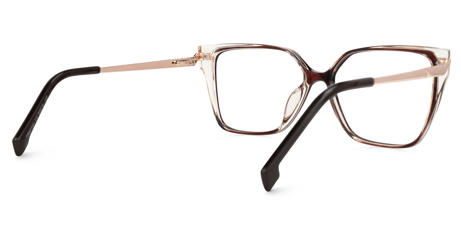 Cateye Mondia Brown Glasses deals -Zeelool Glasses3