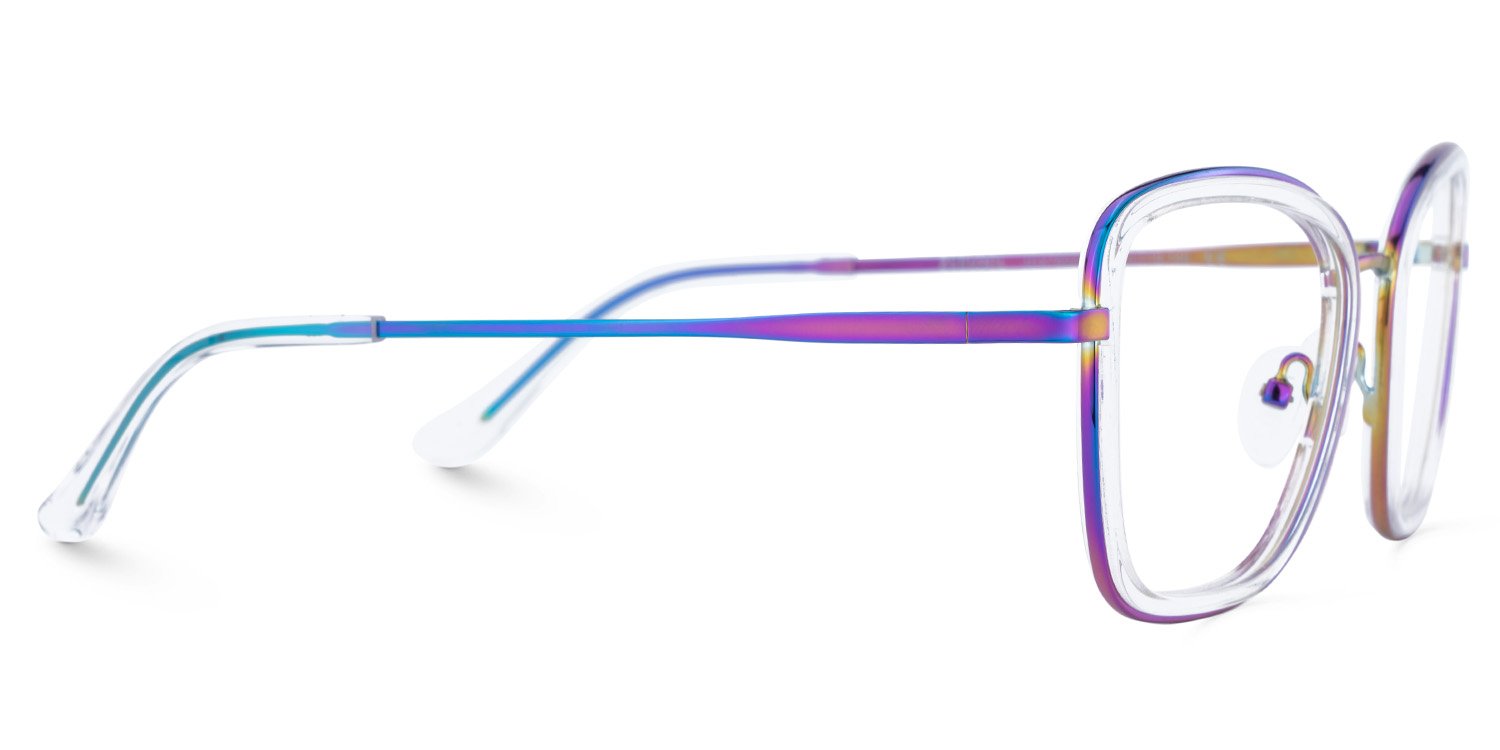 Kussy Square Iridescent Glasses4