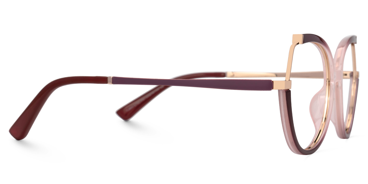 Zakaria Eyeglasses in Geometric Two-Tone Frame | ZEELOOL UK2
