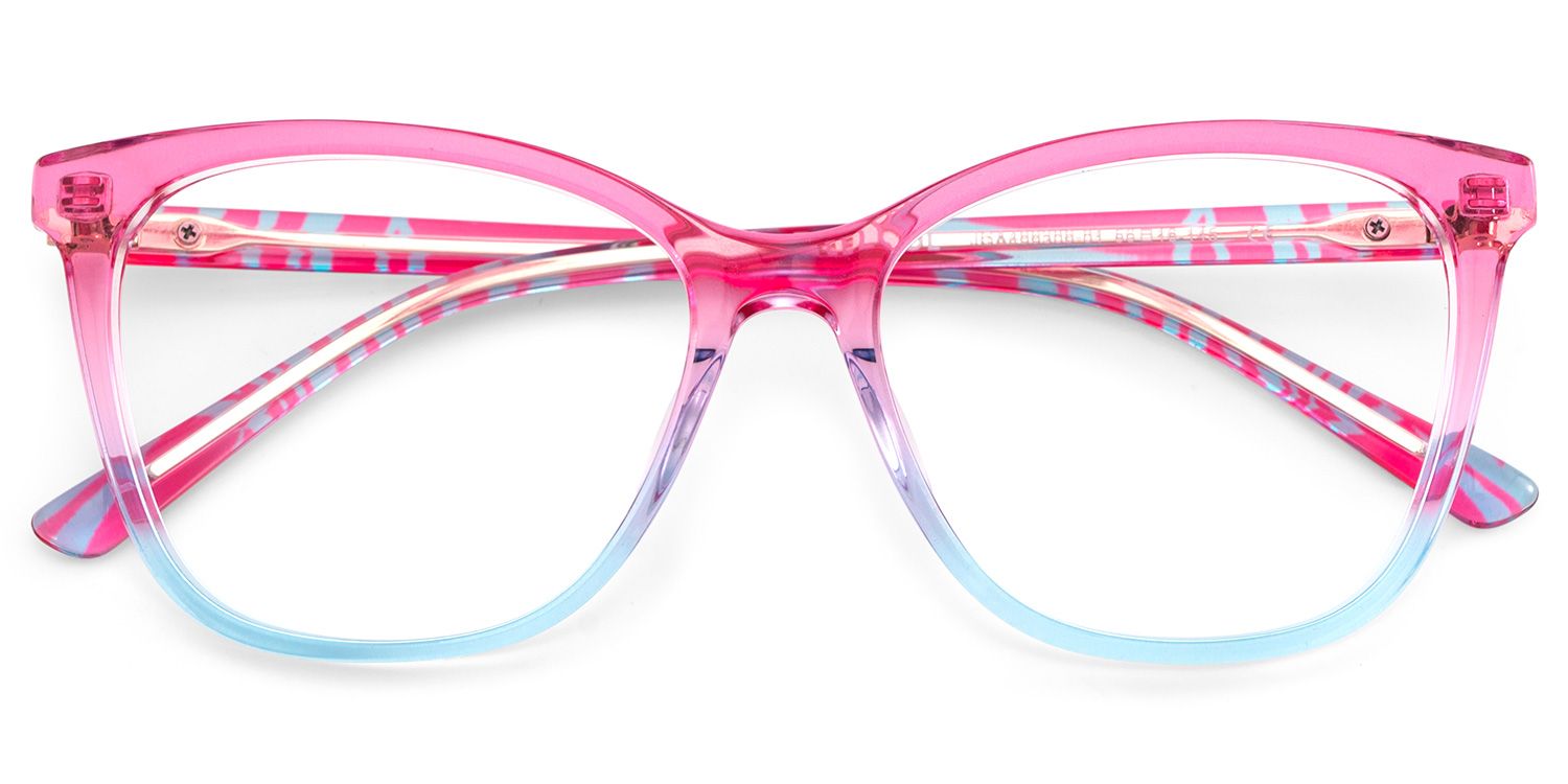 Gage Butterfly Pink Color Frame Glasses for Women | ZEELOOL UK2