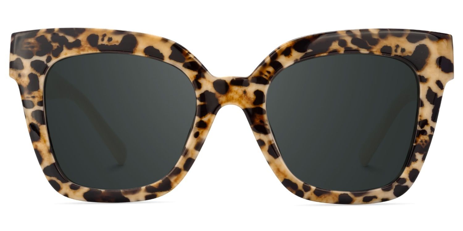 Malcolm Large Havana Sunglasses Frames With White Arms | ZEELOOL UK0