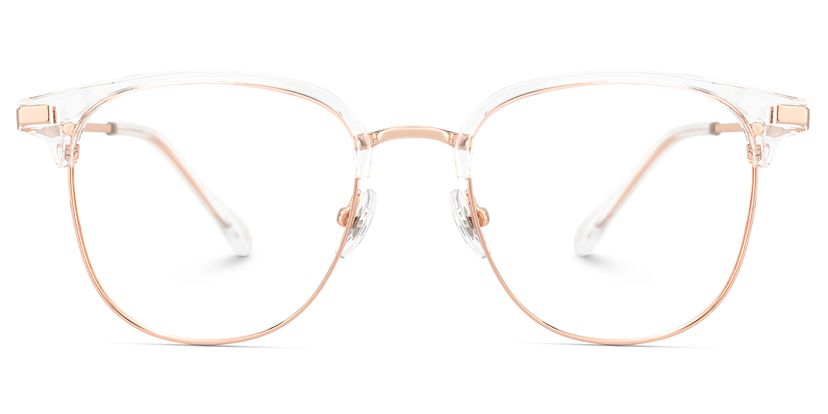 Naranjo Browline Clear Glasses