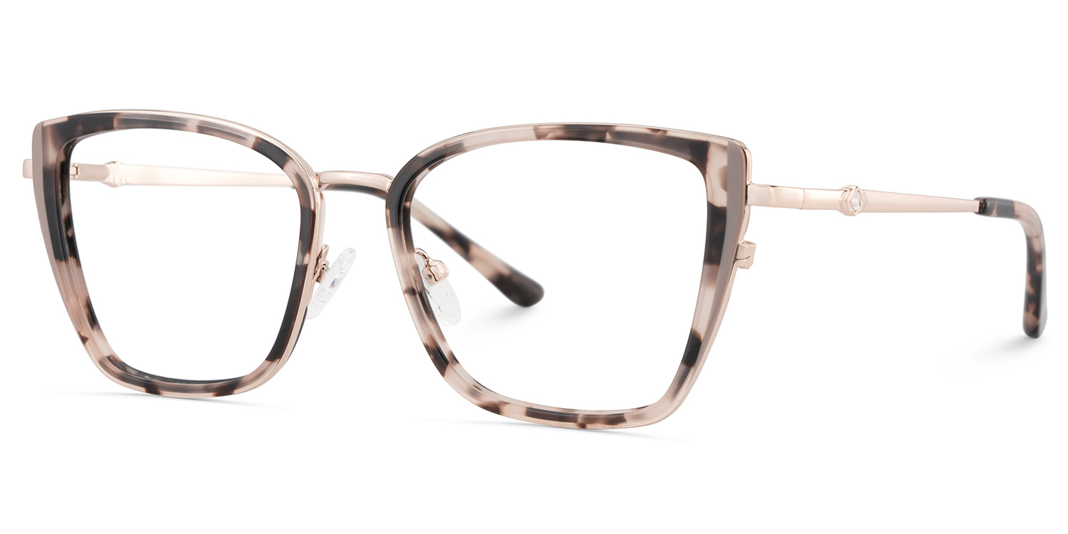 Juniper Eyeglasses in Square Tortoise Frame | ZEELOOL UK3