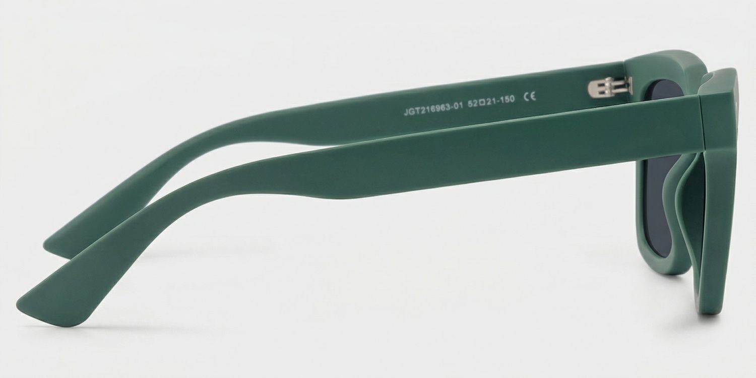 Liizbeett Square Sunglasses with Tr90 Green Frames | ZEELOOL CA3