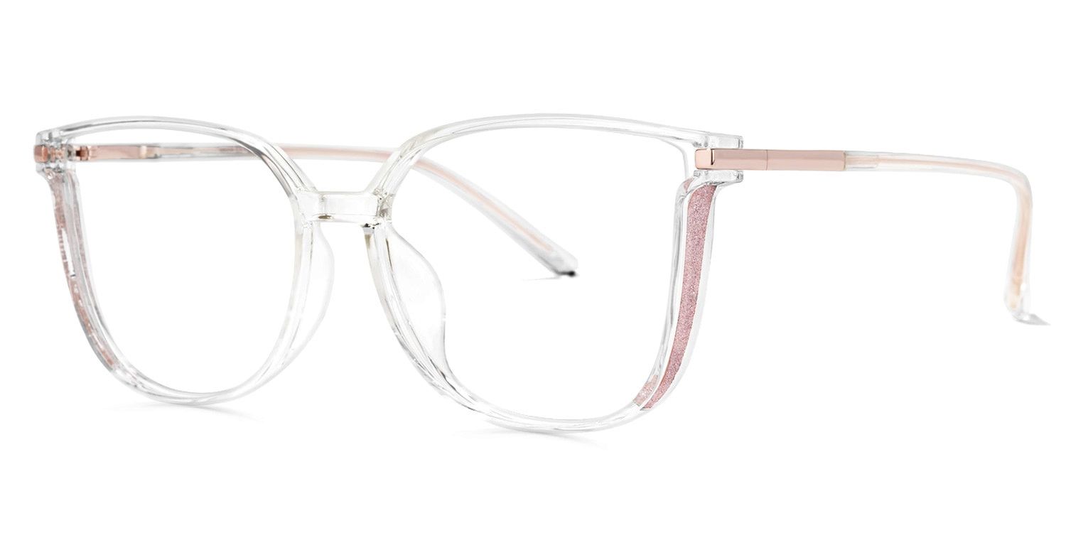 Rodz Square Clear Frame Glasses | ZEELOOL UK1