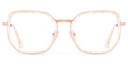Levi Geometric Pearl White Glasses1