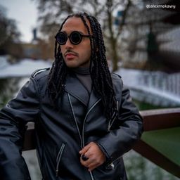 Calhoun Black Round Sunglasses4