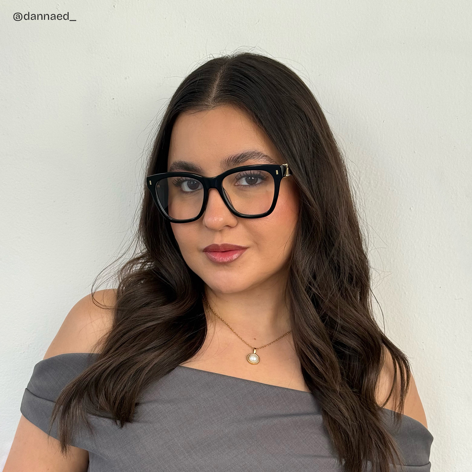 Mae Square Black Glasses6