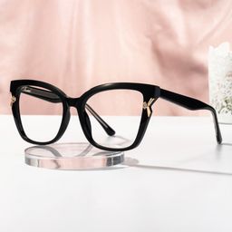 Nunnally Cateye Black Glasses0