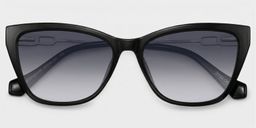 Celeste Black Cat-eye Glasses1