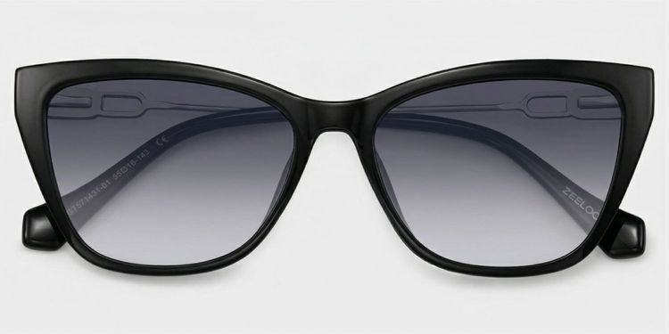 Celeste Black Cat-eye Glasses