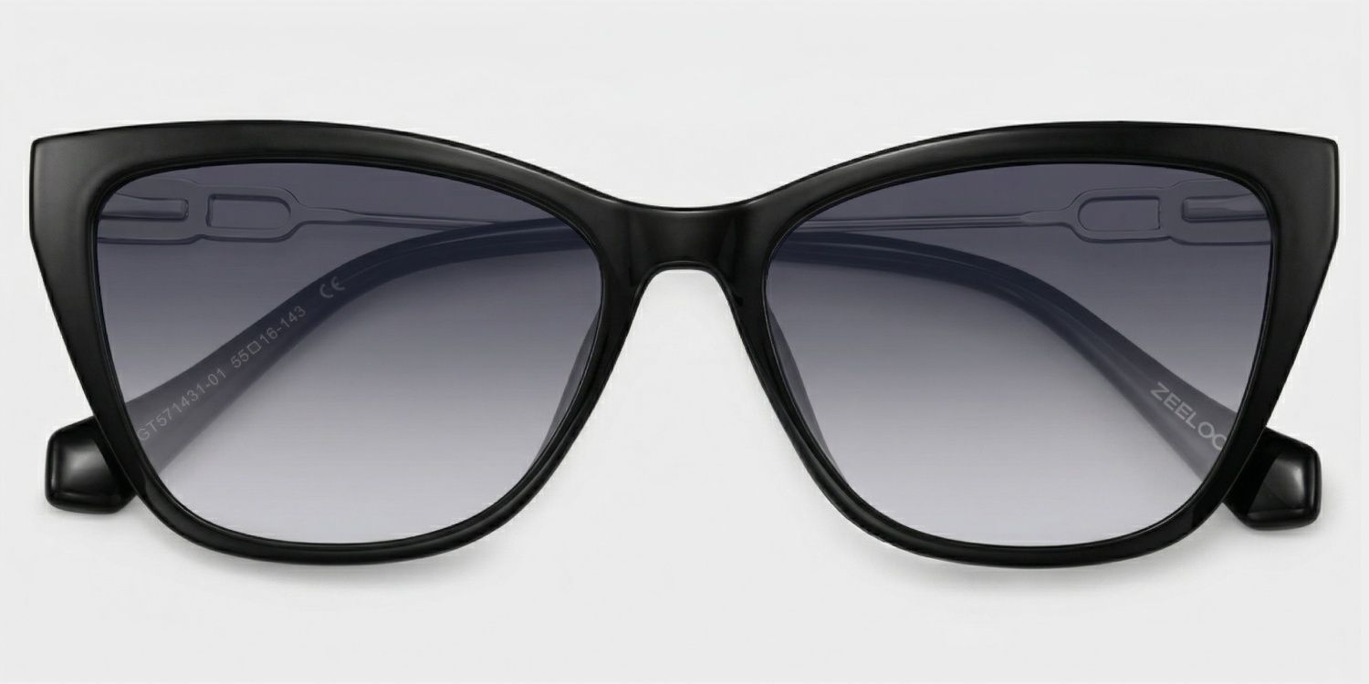 Celeste Black Cat Eye Glasses Frames | ZEELOOL1