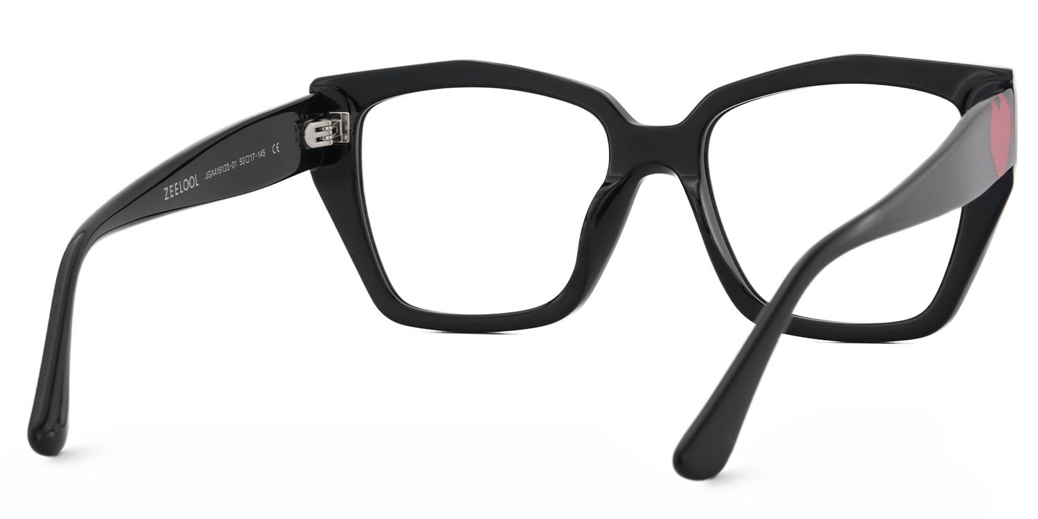 Jemia Butterfly Black Frame Eyeglasses for Women | ZEELOOL UK5