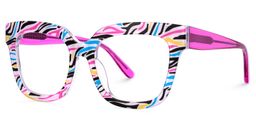 Yaniska Square Colorful Glasses2