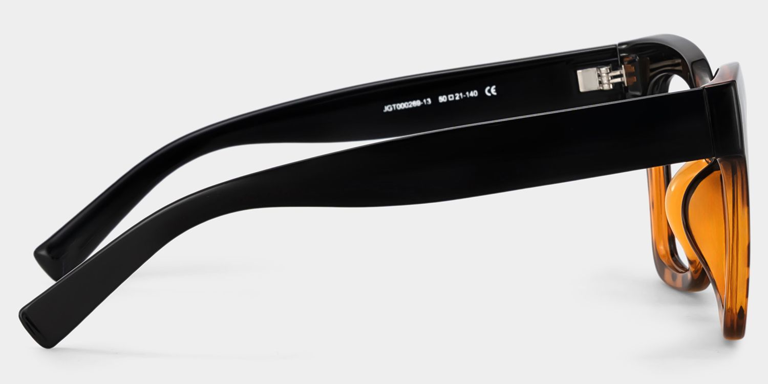 Malcolm Square Burnt Umber Glasses | ZEELOOL UK3