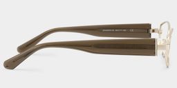 Dakota Brown Rectangle Glasses3