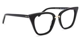 Tallulah Cat Eye Black Glasses2