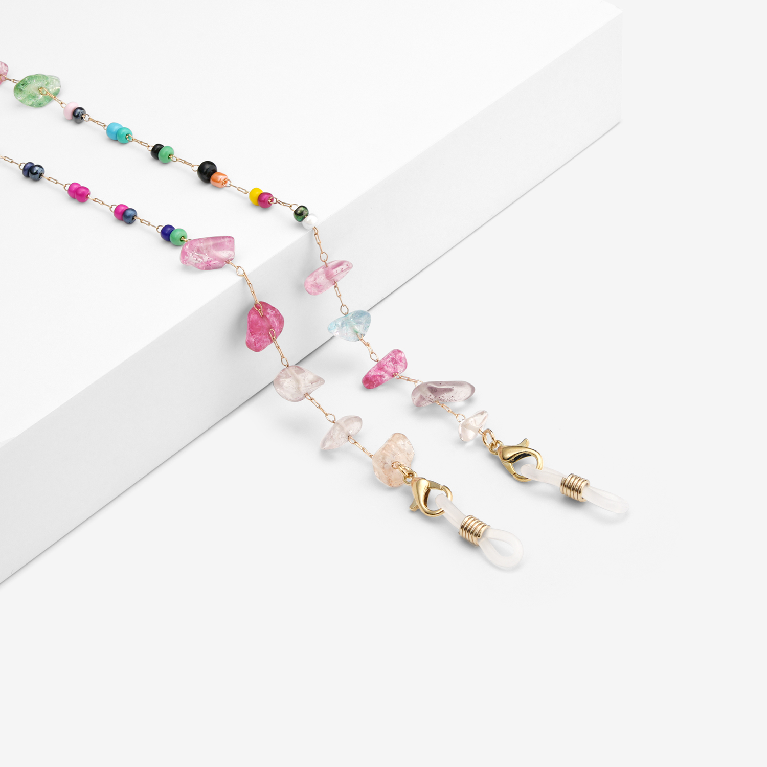 Colorful Gravel Chains Accessories For Glasses0