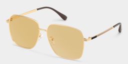 Valentina Gold Square Sunglasses3