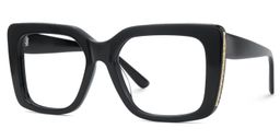 Maynard Rectangle Black Glasses2