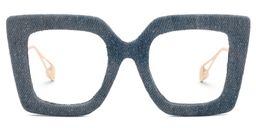 Latanya Square Blue Glasses0