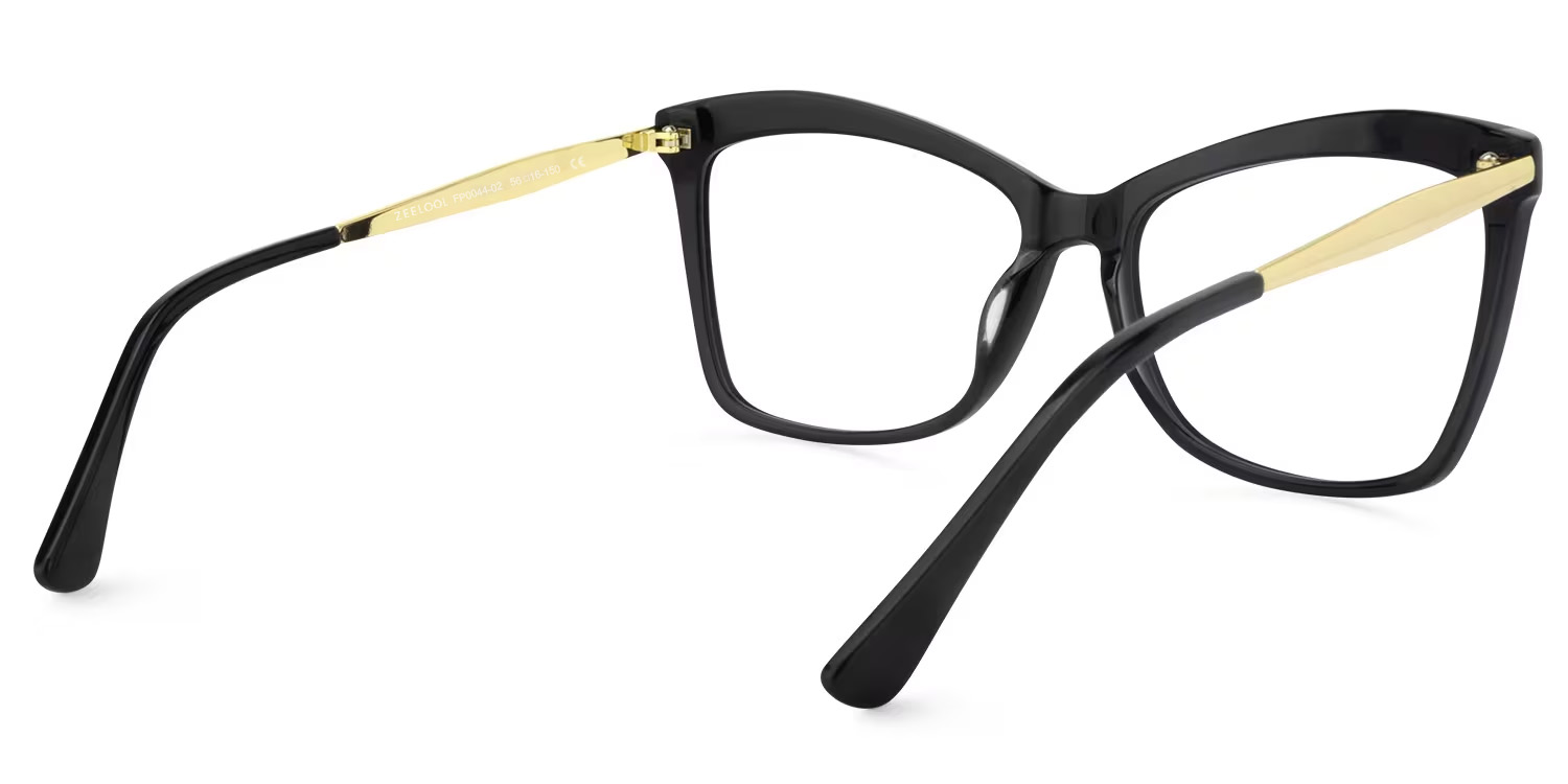 Isaebella Butterfly Black Frame Glasses | ZEELOOL UK4