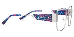 Porsha Square Silver Glasses2