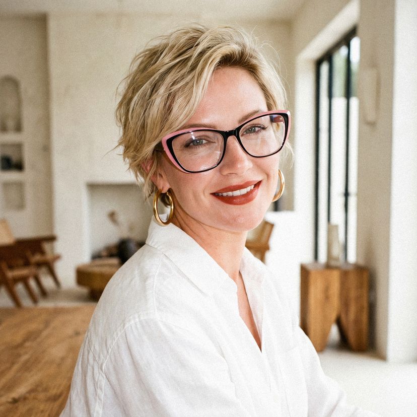 Fidelia Black Cat eye Glasses