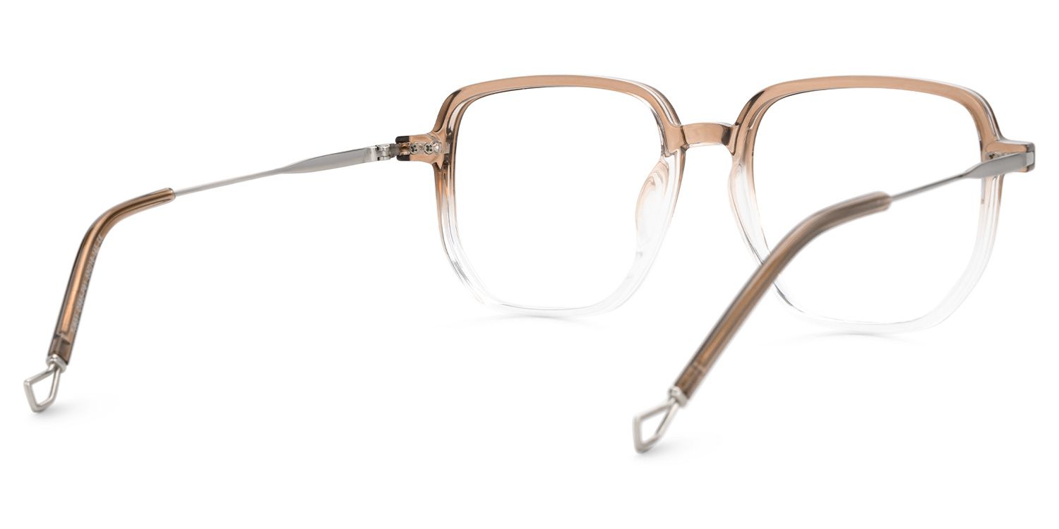 Mandler Square Two-Tone Full-Frame Glasses | ZEELOOL UK3