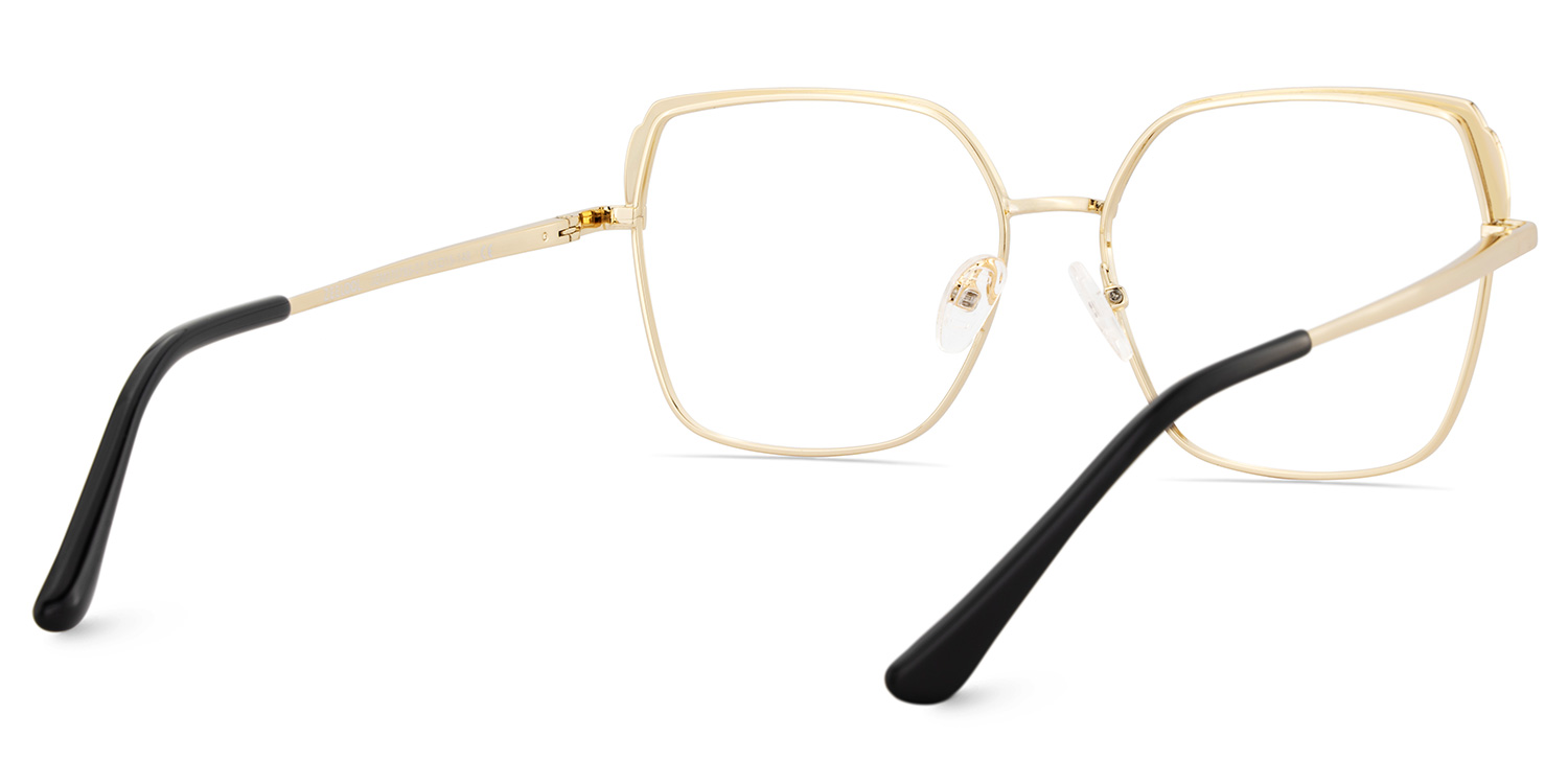 Shayla Square Black Glasses5