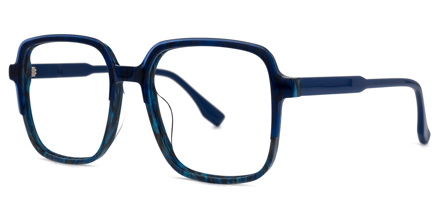 Monty Square Blue Glasses1
