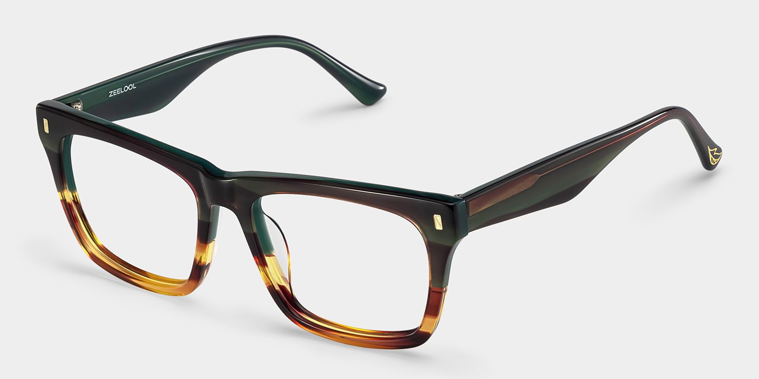 Brookins rectangular tortoise shell glasses Online | ZEELOOL3