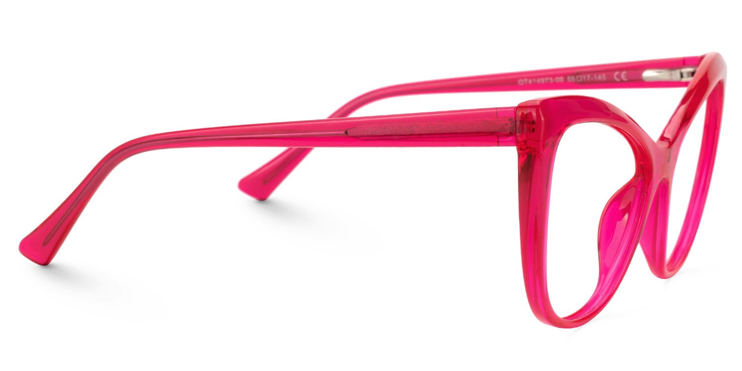 Shelby Cateye Hot Pink Eyeglasses and Glasses Frames2