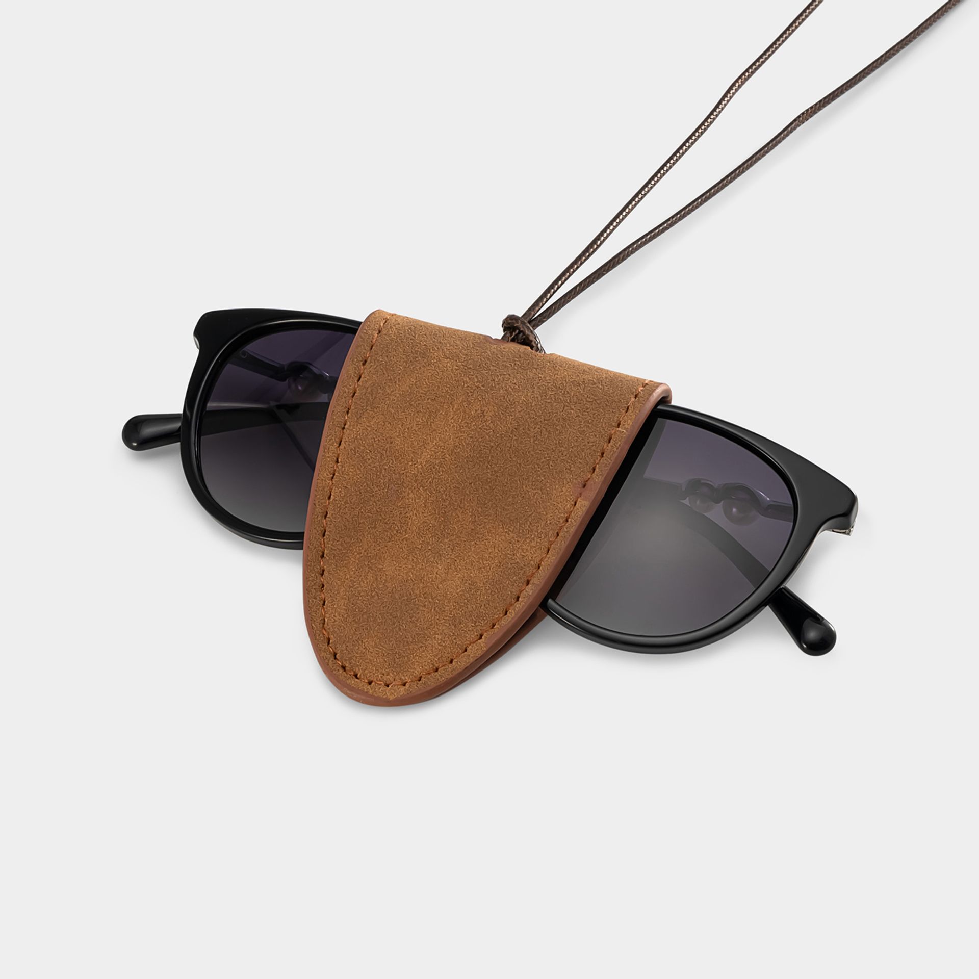 Magnetic Sunglasses Strap Eyeglass Cord in Brown Color2