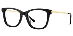 Vibert Rectangle Black Glasses3