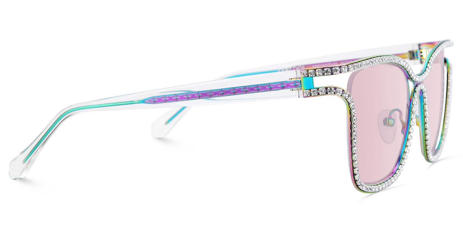 Shine Square Iridescent Sunglasses3
