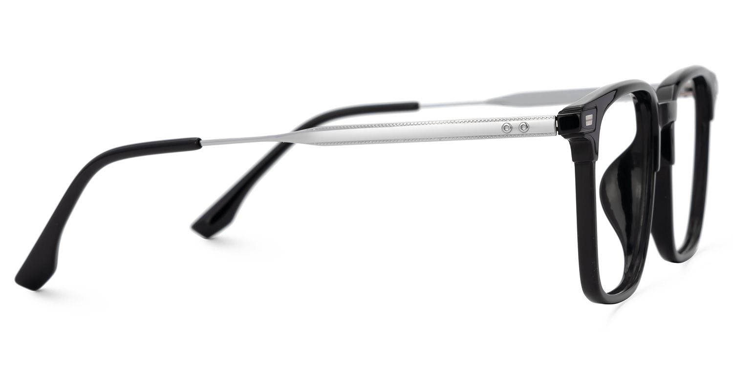 Roxy Rectangle Mixed-Materials Full-Frame Eyeglasses | ZEELOOL UK2