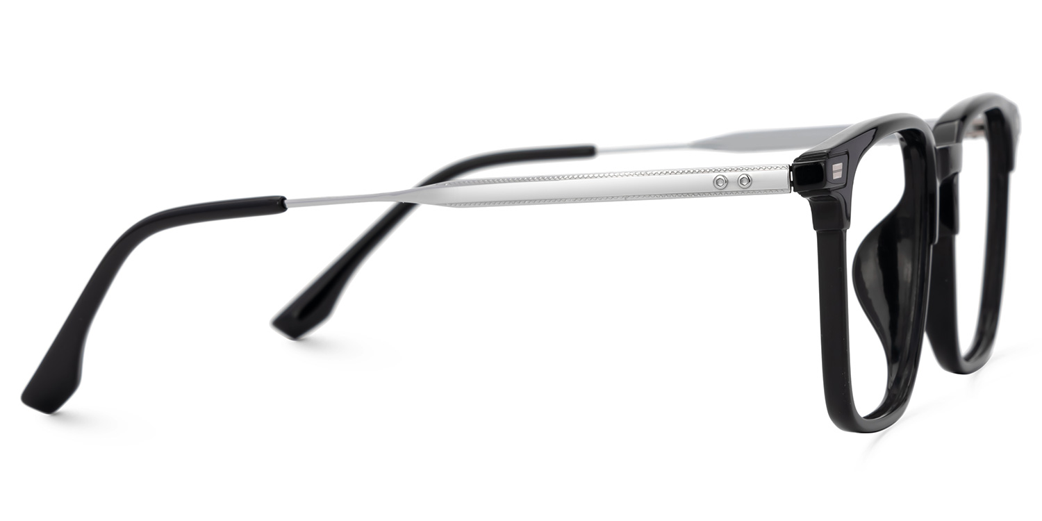 Roxy Rectangle Mixed-Materials Full-Frame Eyeglasses | ZEELOOL UK2