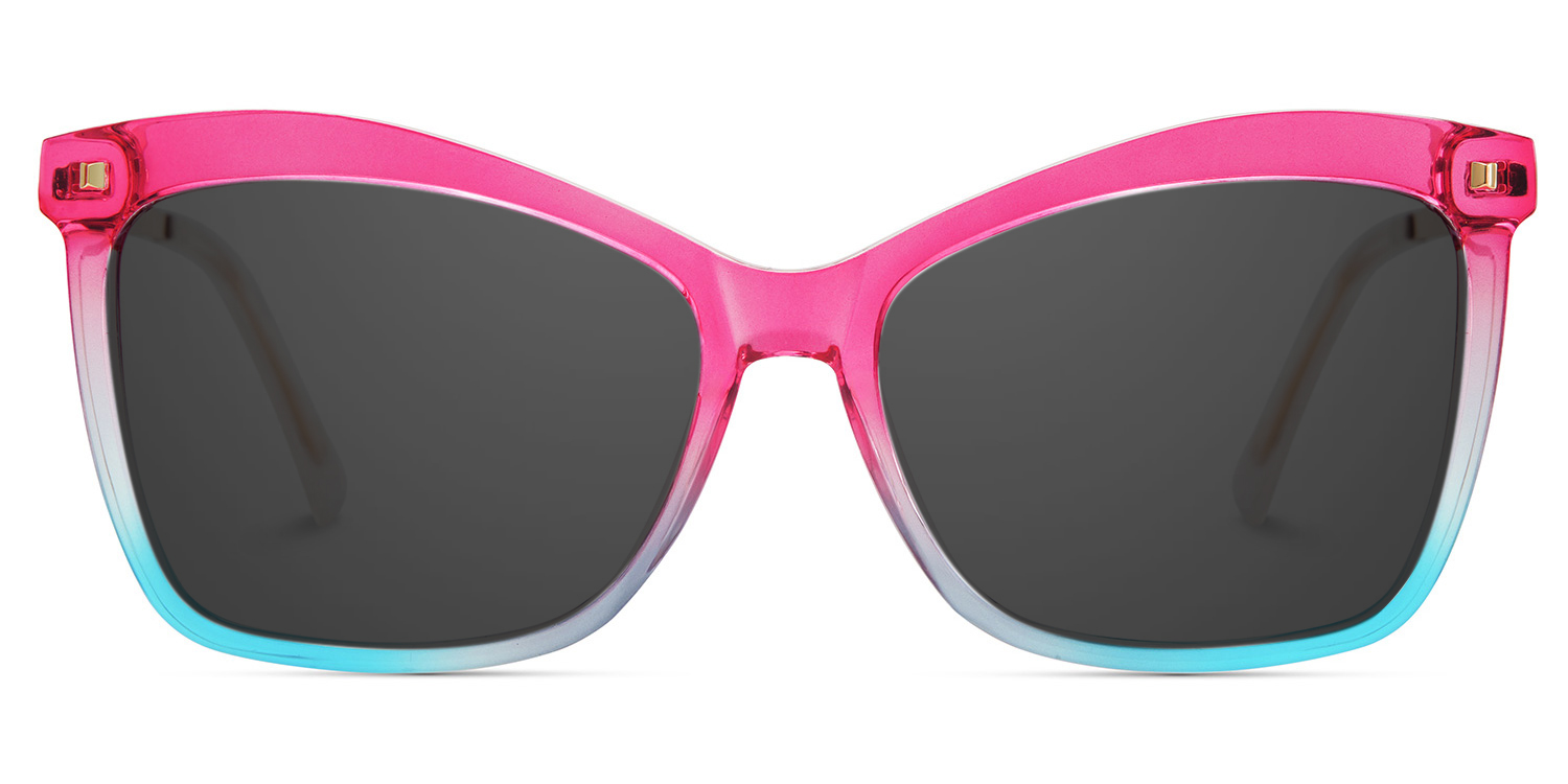 Isaebella Butterfly Pink Blue Sunglasses good-img