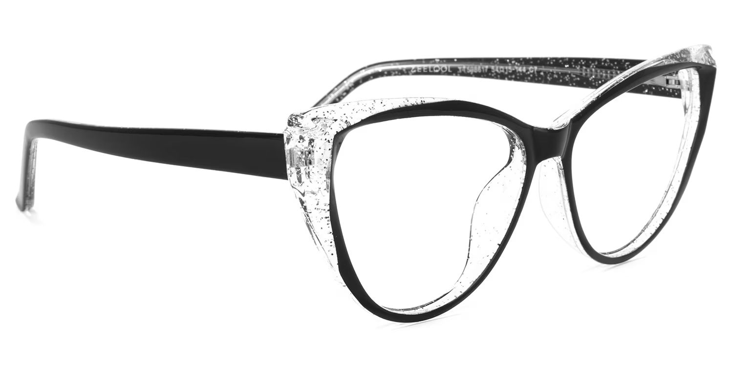 Tarun Cateye Black Glasses | ZEELOOL UK3