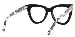 Yaser Cateye Black Glasses5